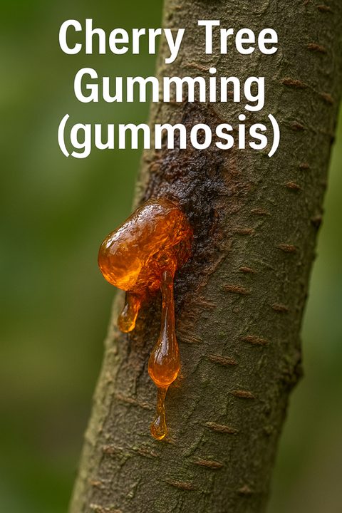 Gumming (gummosis)